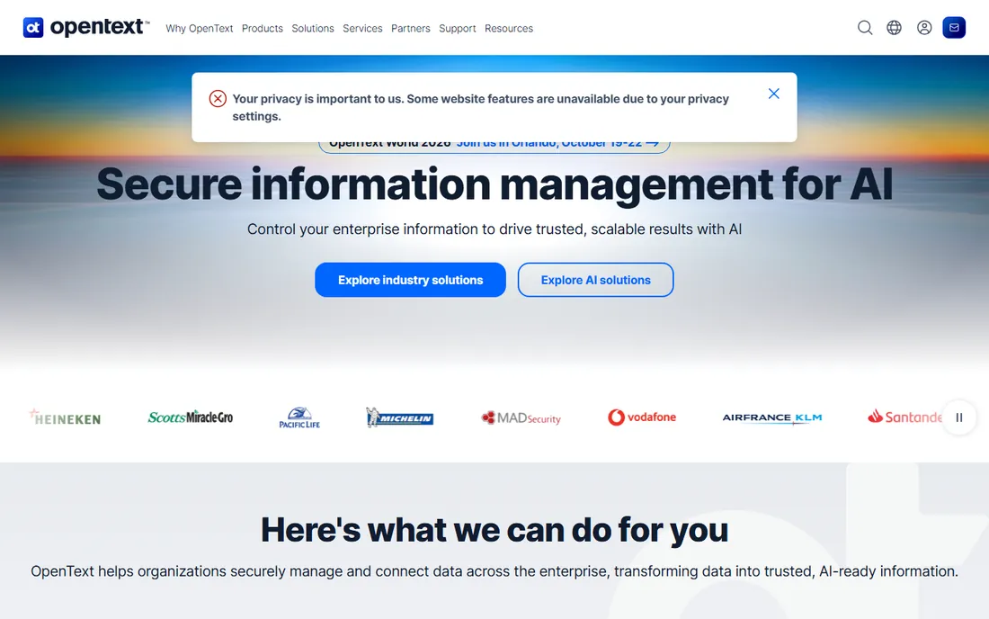 Carbonite Migrate homepage