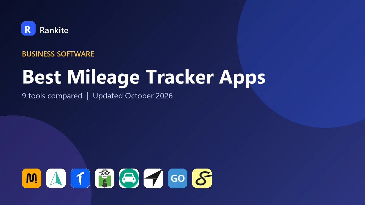 Best Mileage Tracker Apps in 2026: 9 Apps Compared