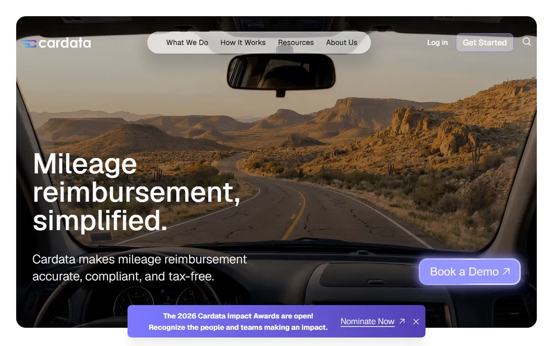 Cardata homepage