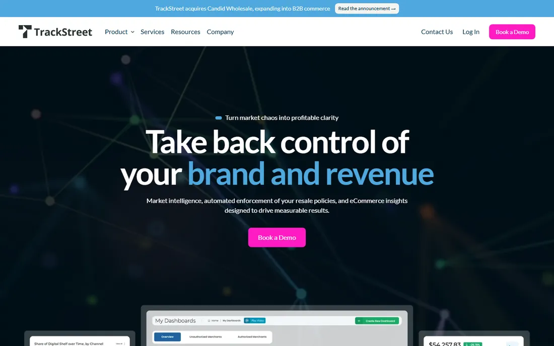 TrackStreet homepage