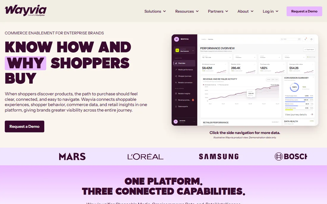 Wayvia homepage
