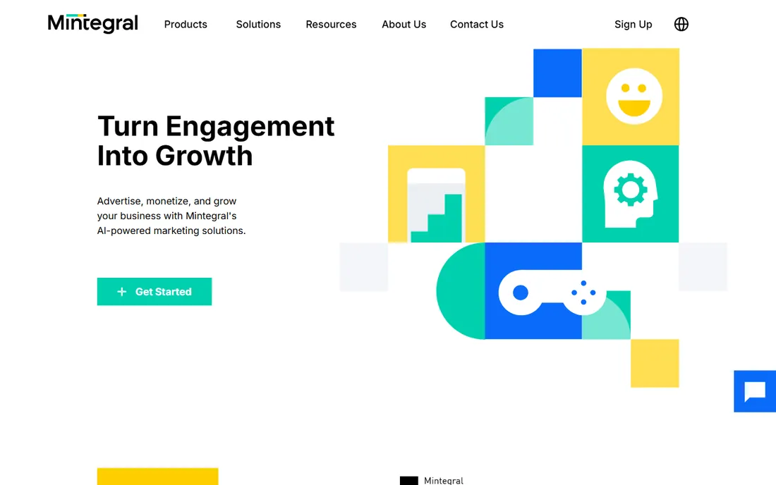 Mintegral homepage