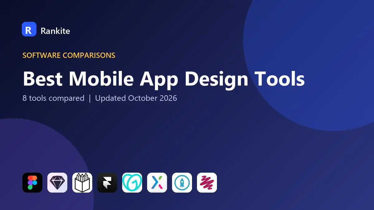 Best Mobile App Design Tools in 2026: 8 Tools Compared