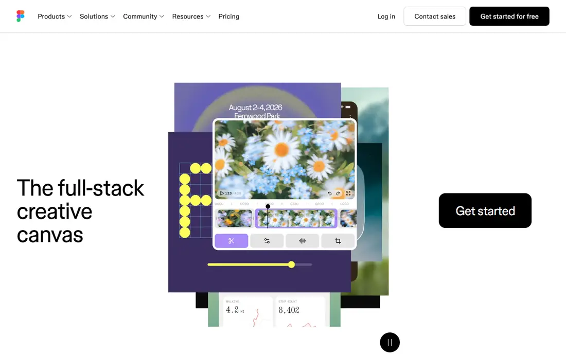 Figma homepage