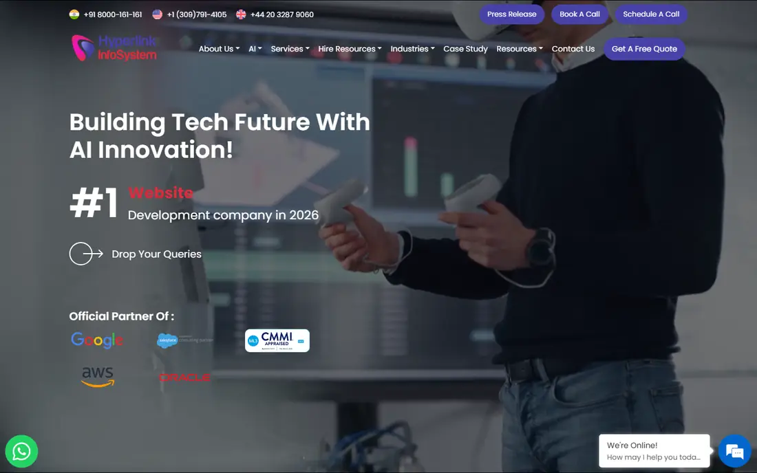 Hyperlink InfoSystem homepage