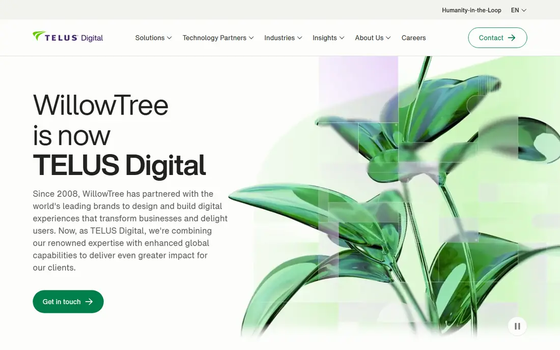 WillowTree homepage