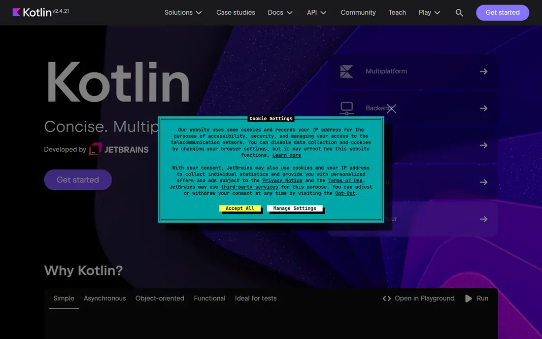 Kotlin Multiplatform homepage