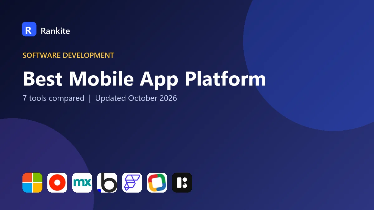 Best Mobile App Platform: 7 Tools Compared