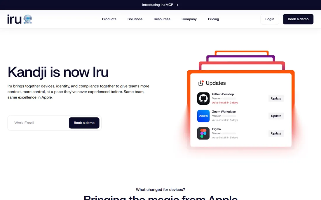 Kandji homepage