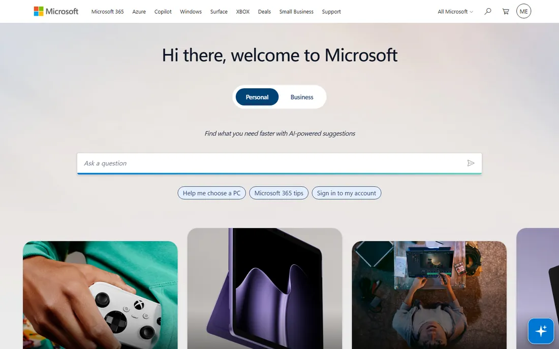 Microsoft Intune homepage