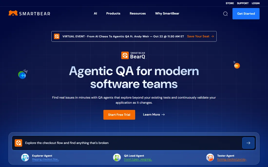 TestComplete homepage