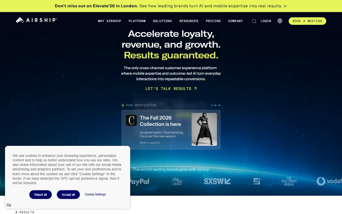 Airship homepage