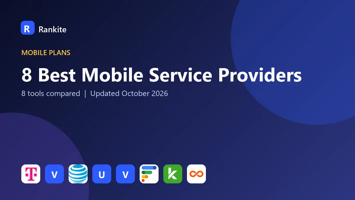 8 Best Mobile Service Providers in 2026: 8 Tools Compared