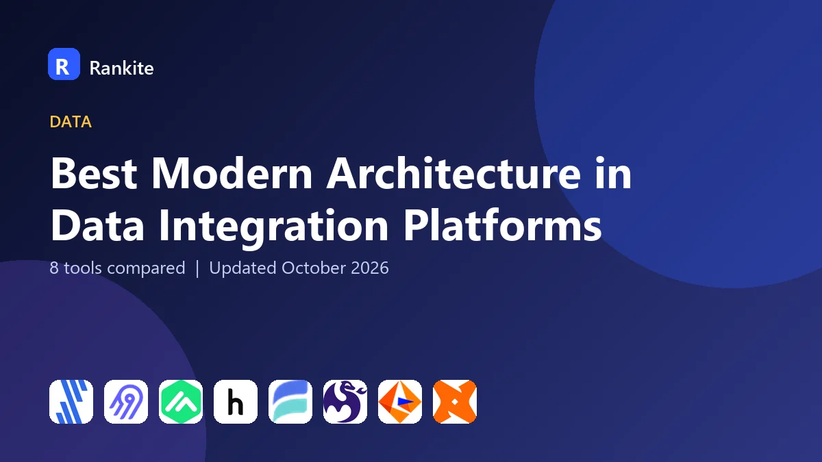 Best Modern Architecture in Data Integration Platforms in 2026: 8 Tools Compared