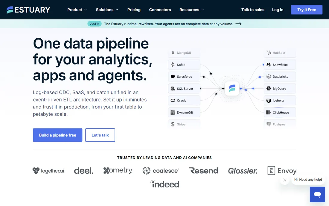 Estuary homepage