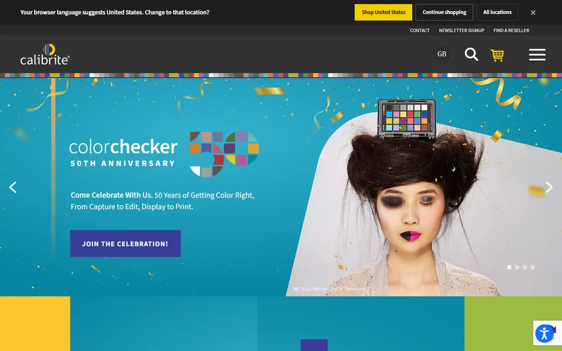 Calibrite Display homepage
