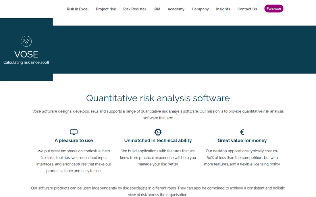 ModelRisk homepage