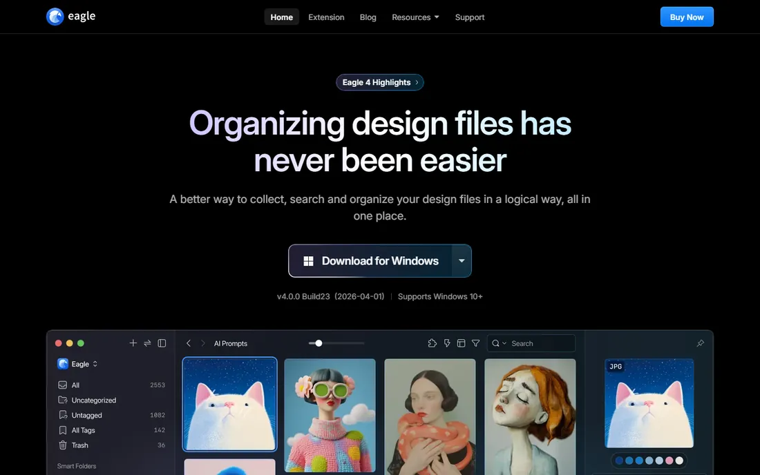 Eagle homepage