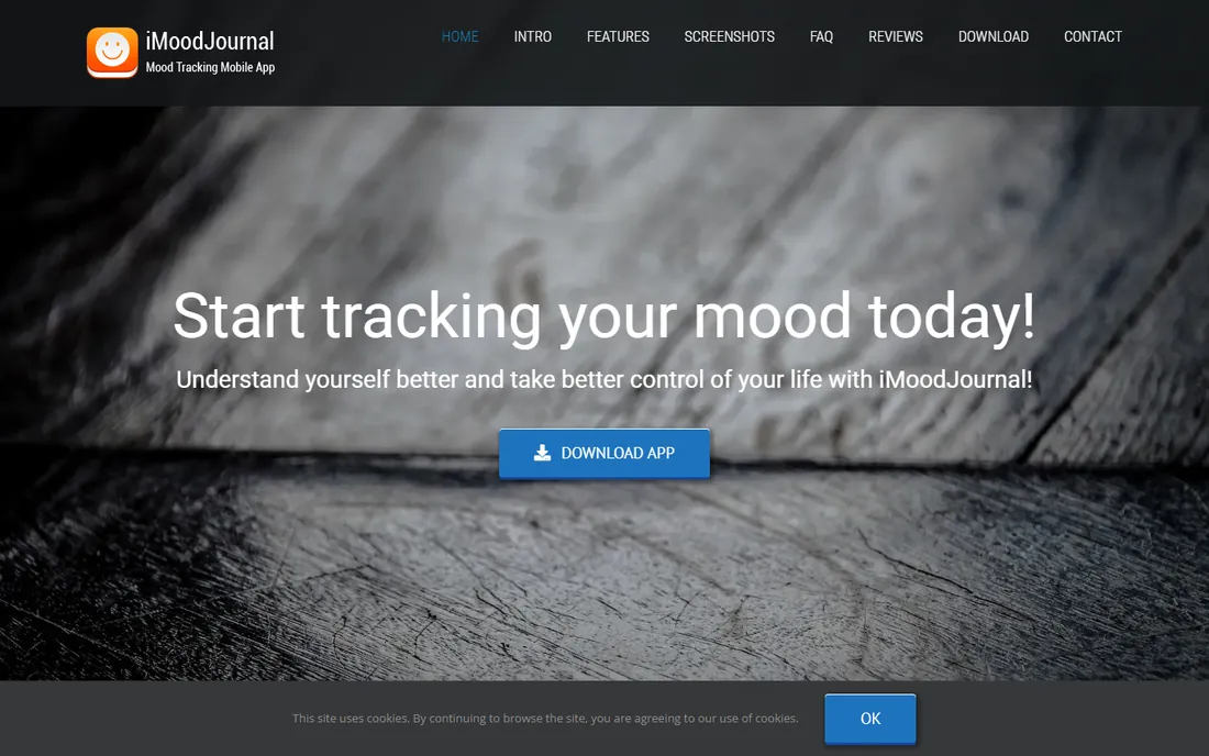 iMoodJournal homepage