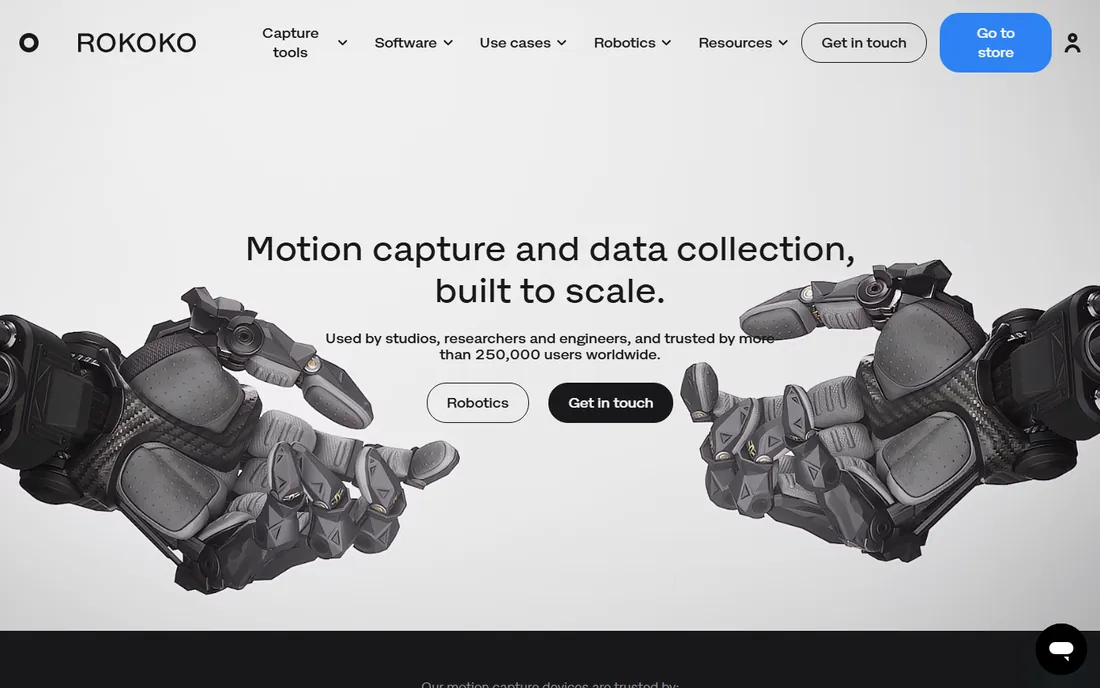 Rokoko Studio homepage