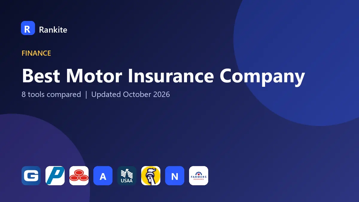 Best Motor Insurance Company in 2026: 8 Tools Compared