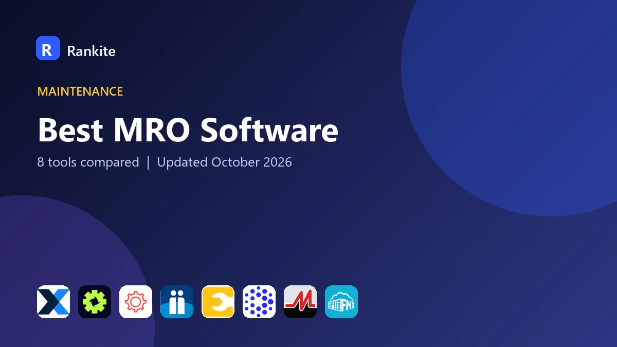 Best MRO Software: 8 Tools Compared