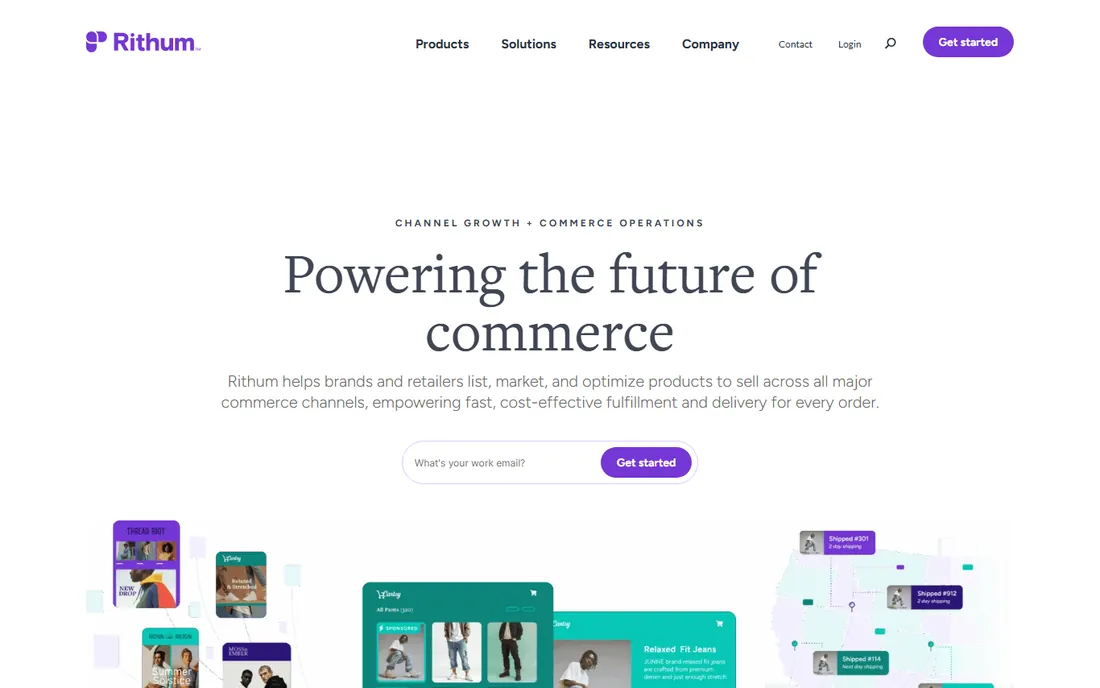 Rithum homepage