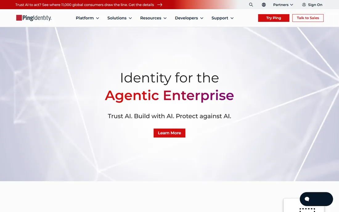 PingID homepage