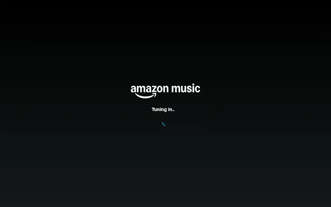 Amazon Music Unlimited homepage