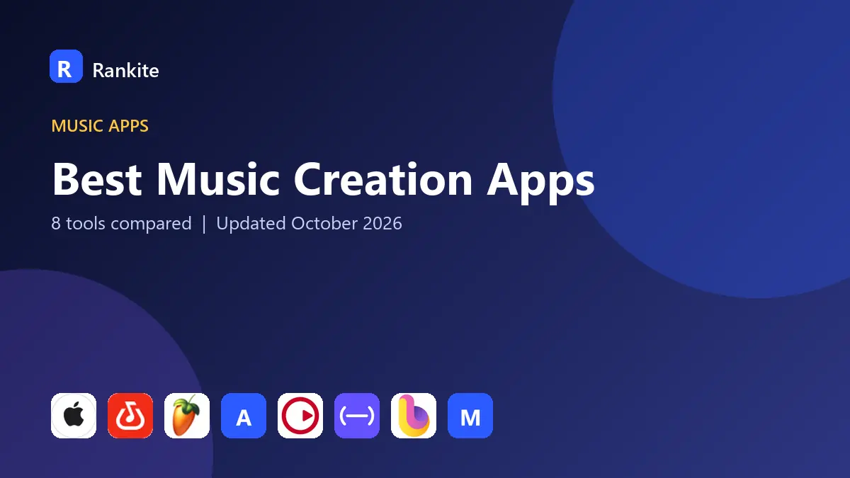 Best Music Creation Apps in 2026: 8 Apps Compared