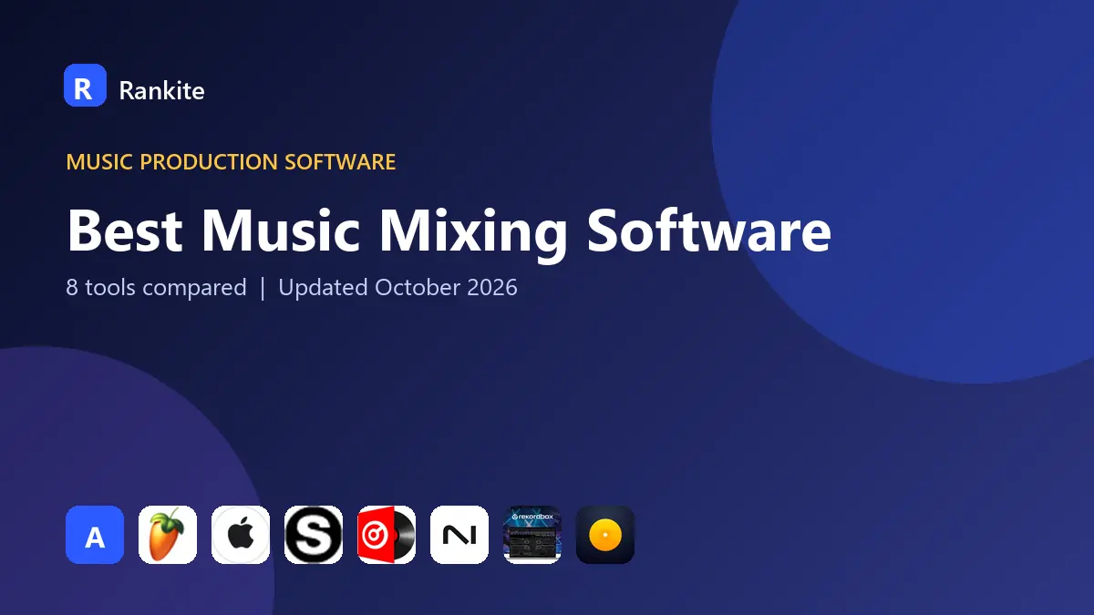 Best Music Mixing Software in 2026: 8 Tools Compared