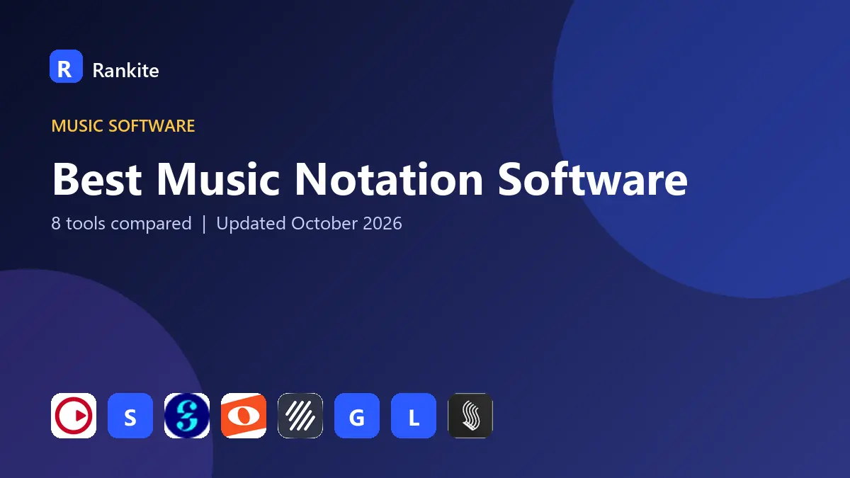Best Music Notation Software in 2026: 8 Tools Compared