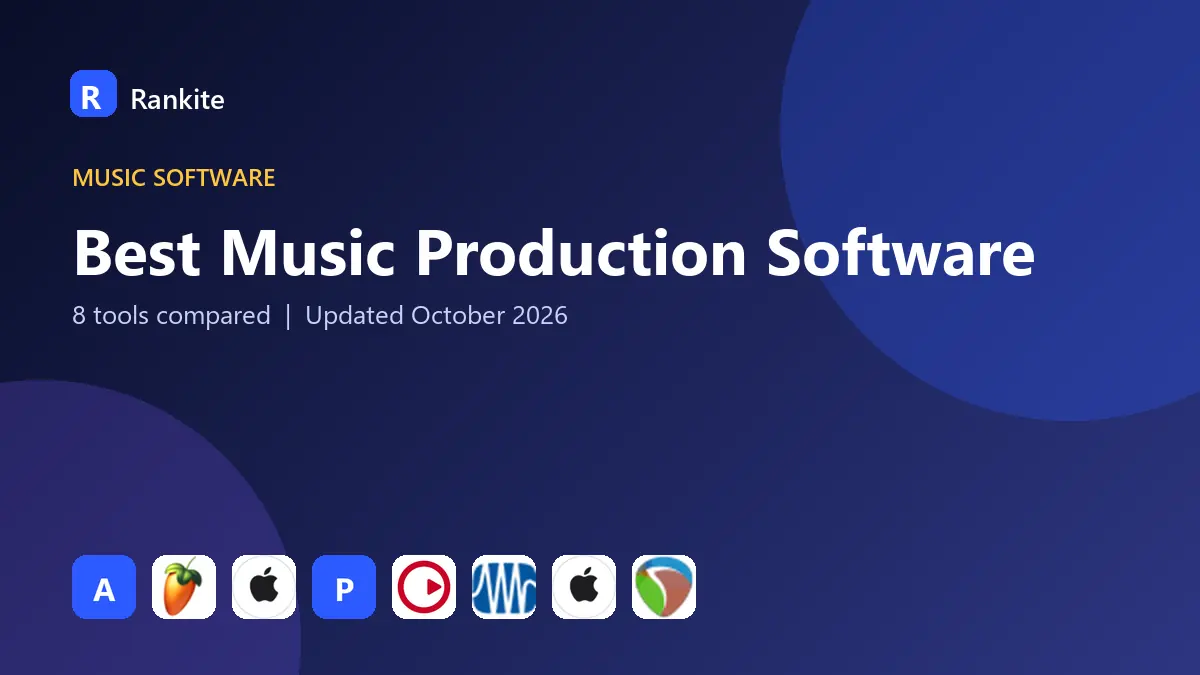 Best Music Production Software in 2026: 8 Tools Compared