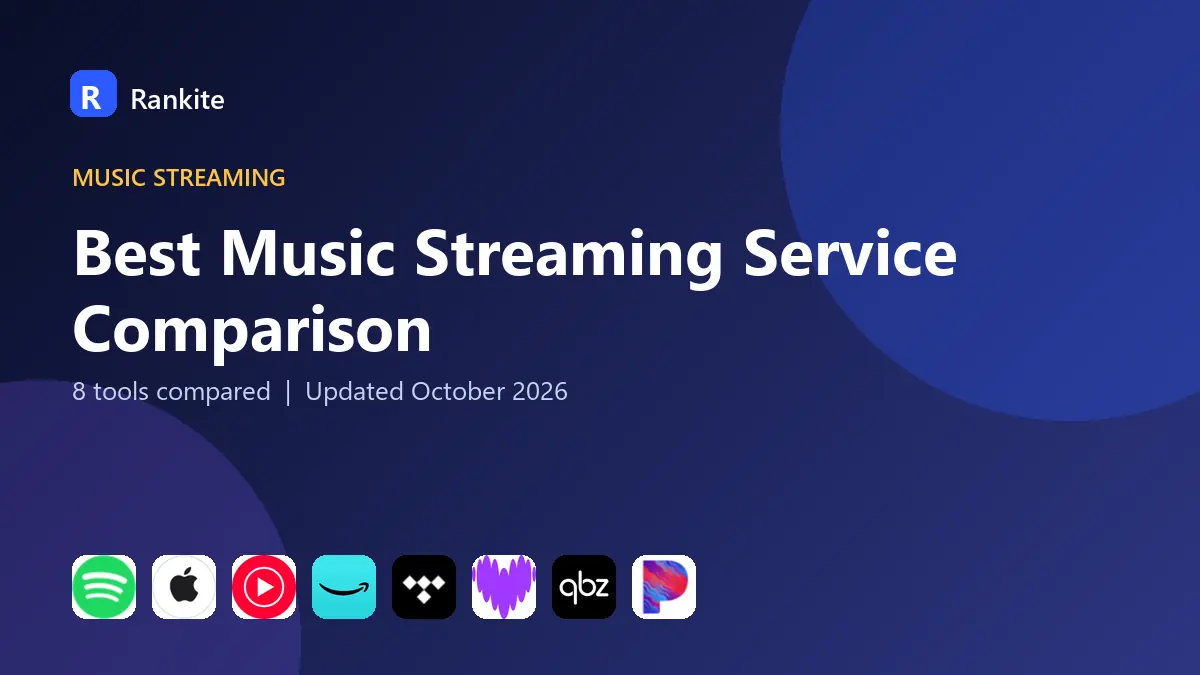 Best Music Streaming Service Comparison in 2026: 8 Services Compared
