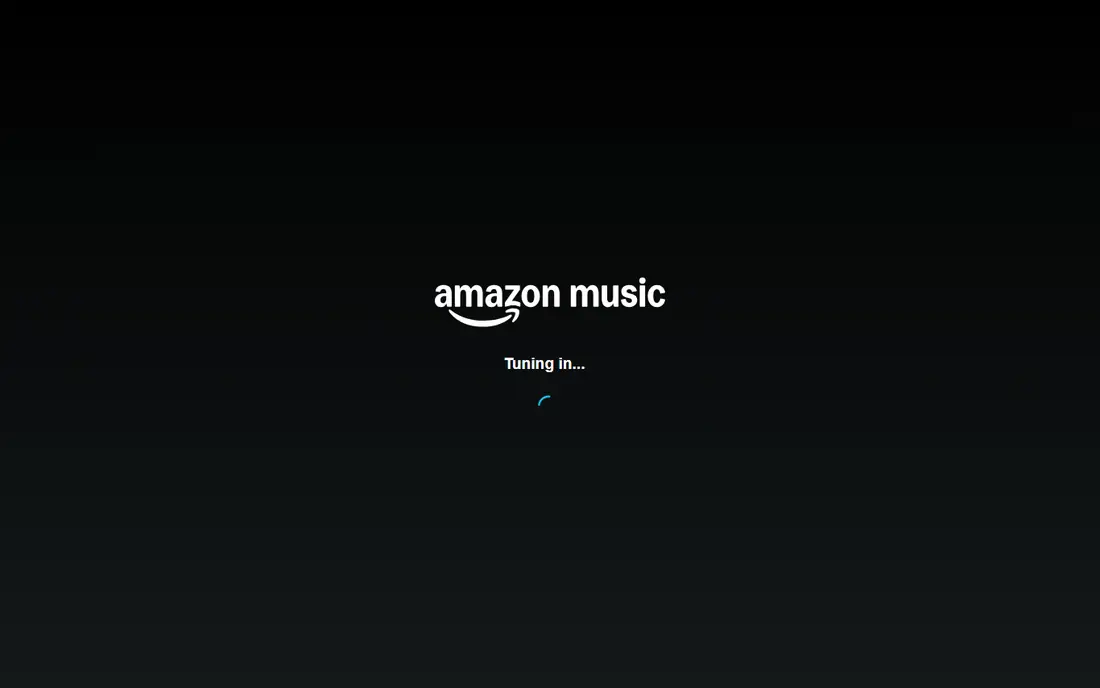 Amazon Music Unlimited homepage