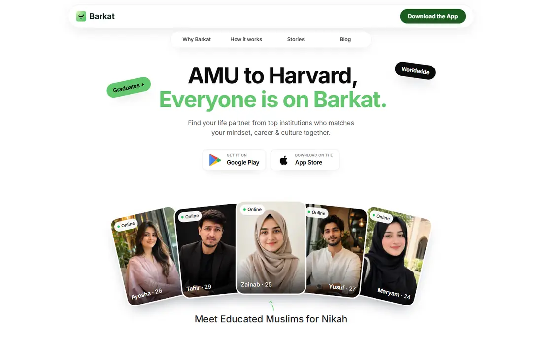 Barkat homepage