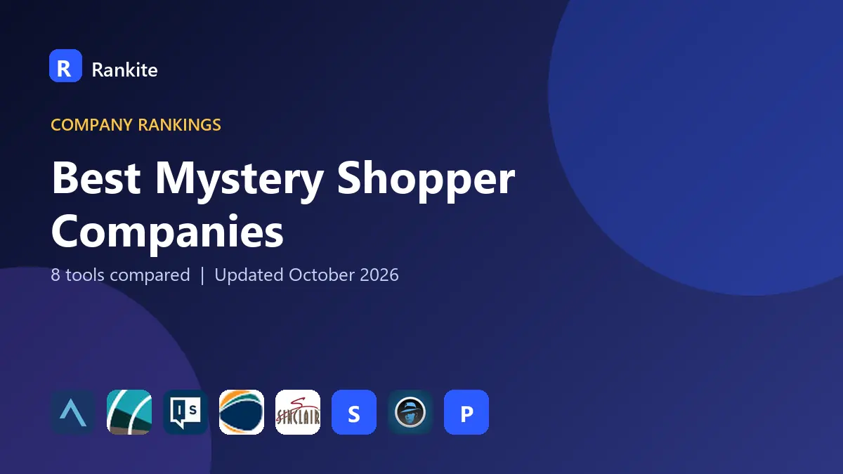 Best Mystery Shopper Companies in 2026: 8 Companies Compared