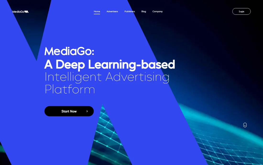 MediaGo homepage
