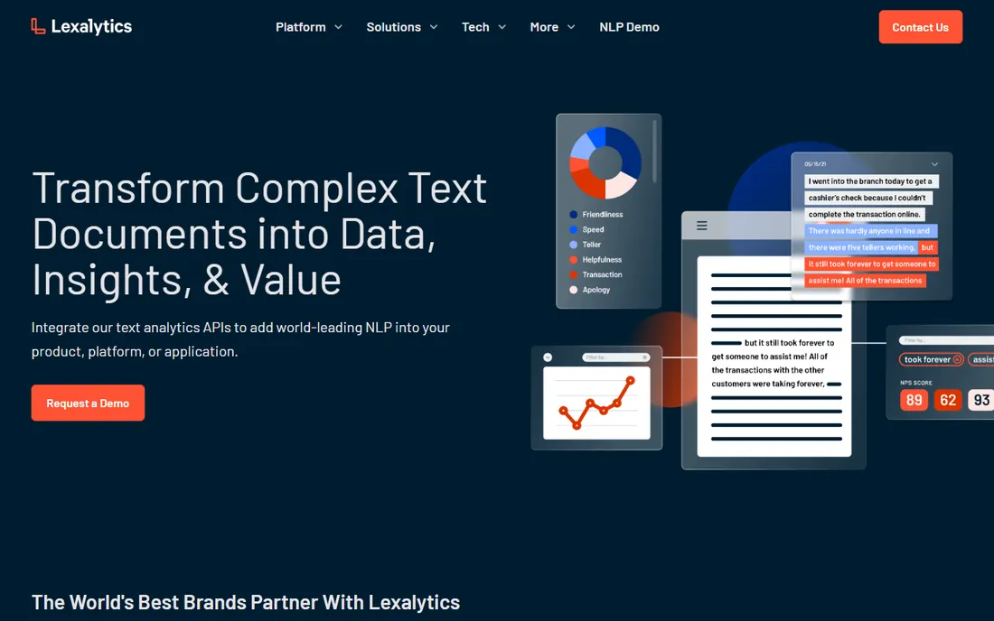Lexalytics homepage