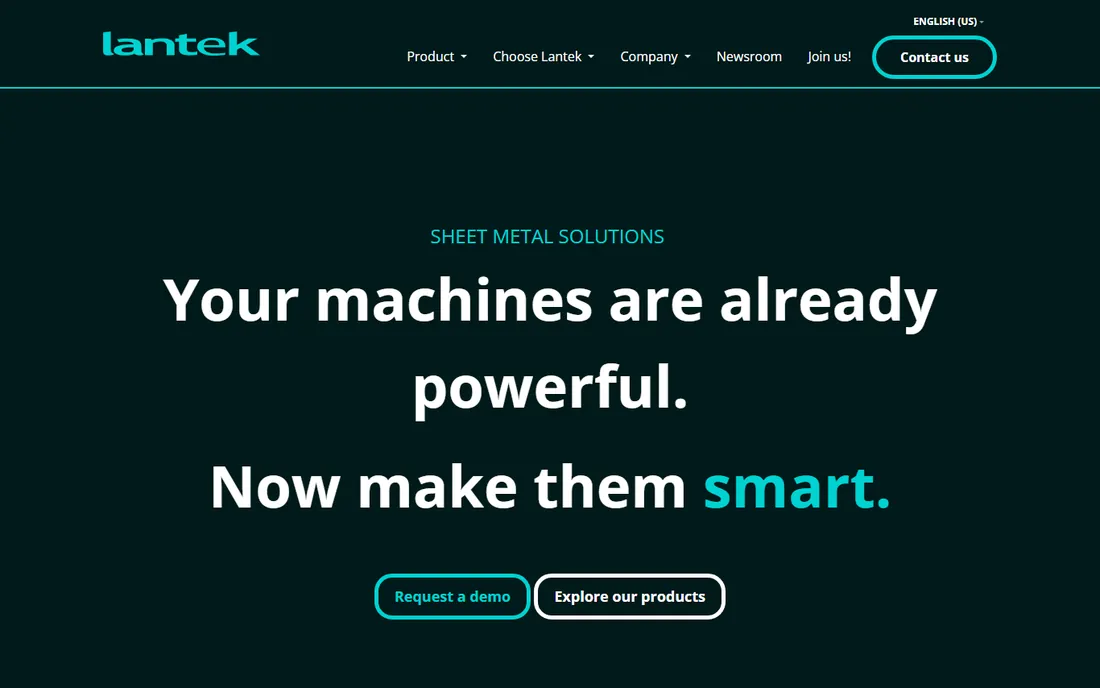 Lantek homepage
