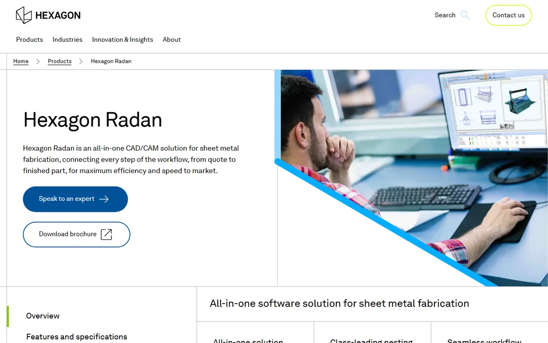 RADAN homepage