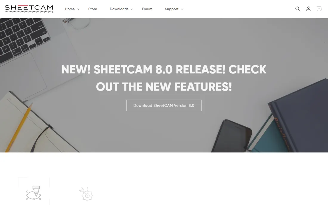 SheetCam homepage