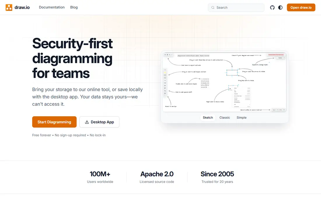diagrams.net homepage