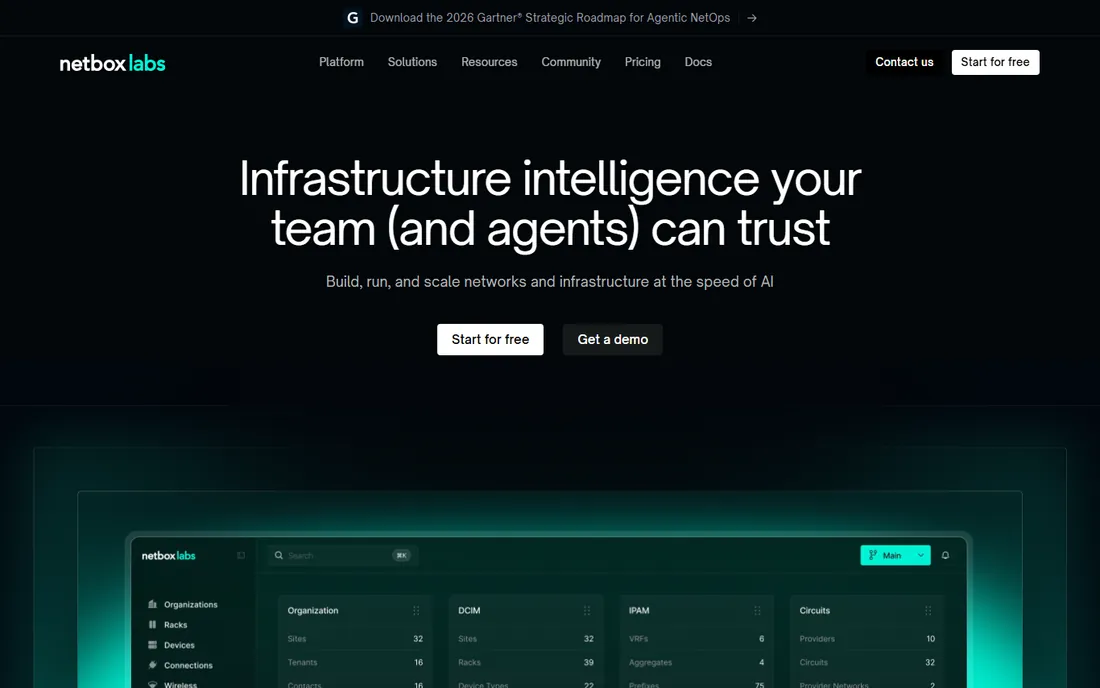 NetBox homepage