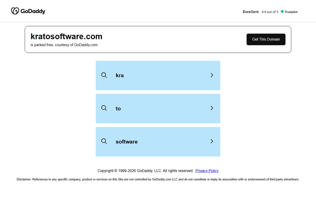 Krato homepage