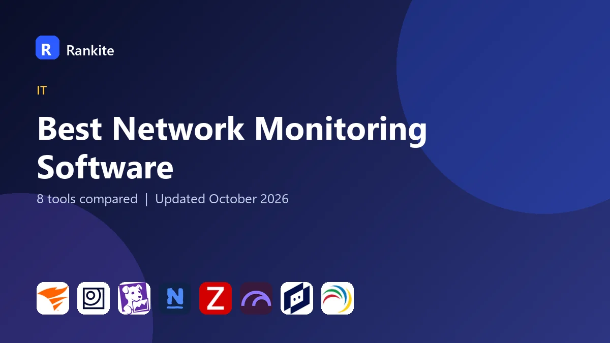 Best Network Monitoring Software in 2026: 8 Tools Compared
