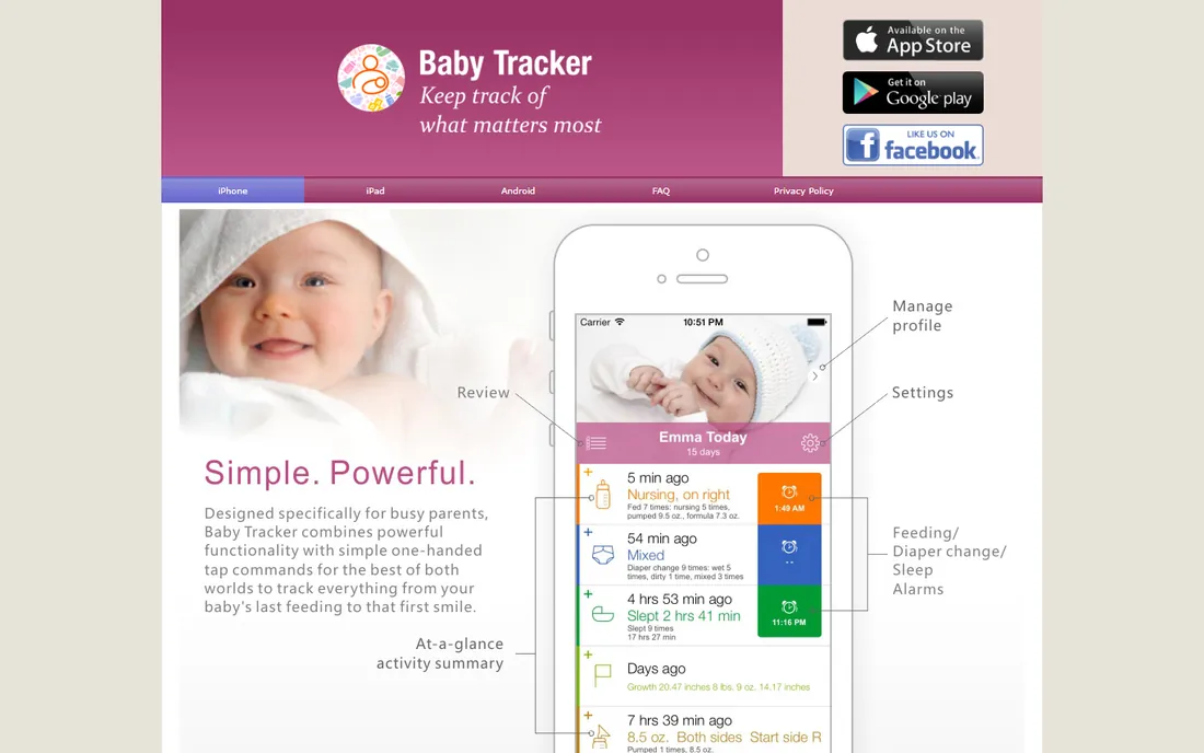 Baby Tracker - Newborn Log (Nighp) homepage