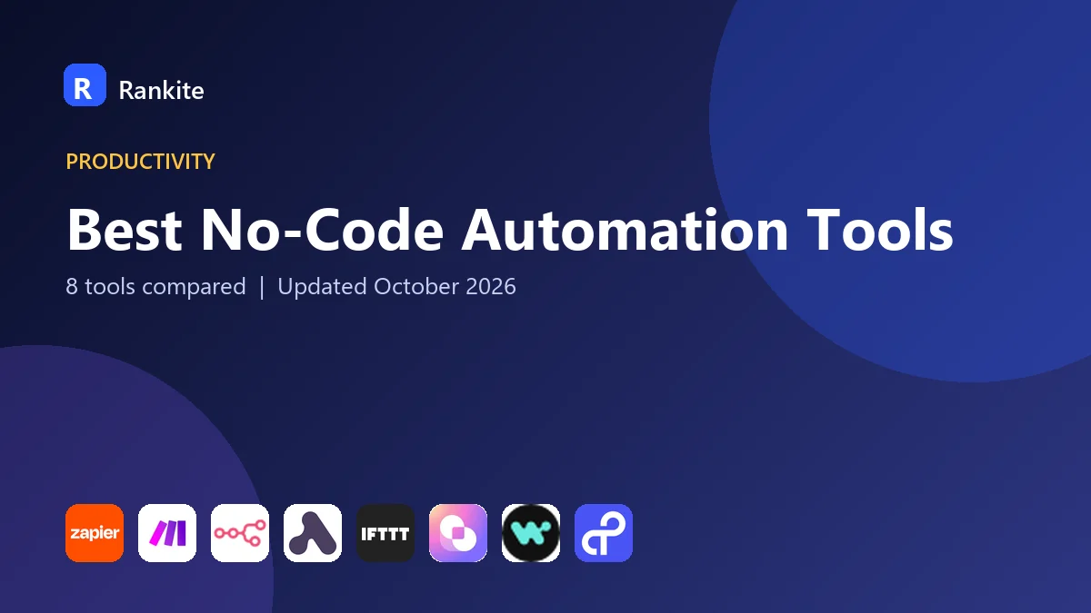 Best No-Code Automation Tools in 2026: 8 Tools Compared