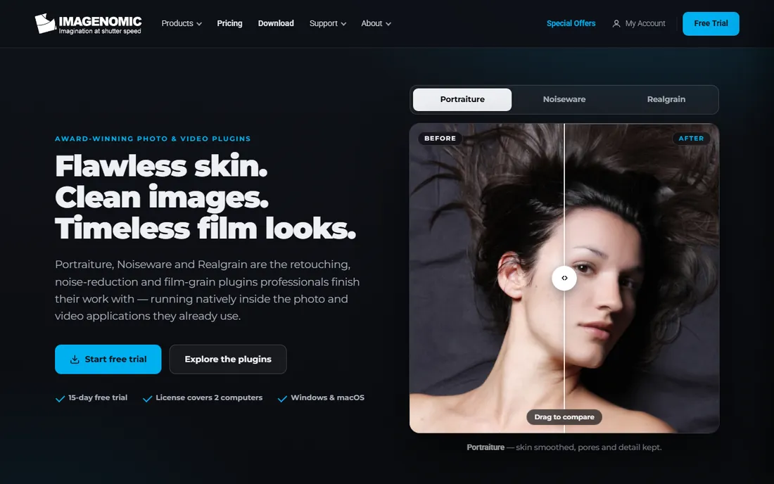Imagenomic Noiseware homepage