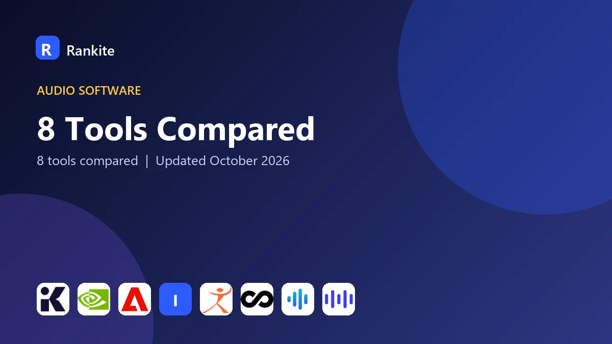 8 Tools Compared: Best Noise Suppression Software in 2026